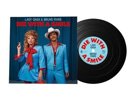 Lady Gaga/Bruno Mars - DIE WITH A SMILE 7” Single VINYL