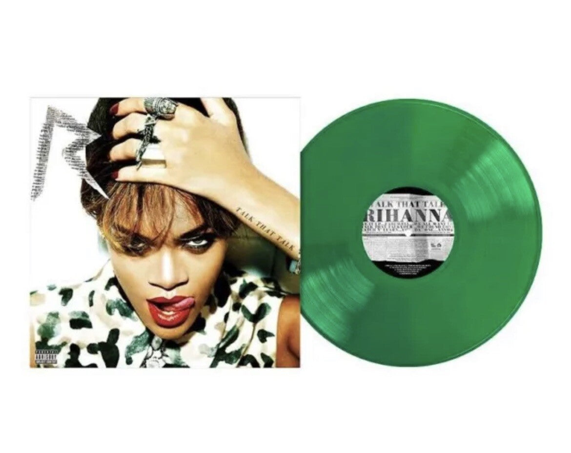 Rihanna - Talk That Talk Translucent Emerald Green Color Vinyl LP - IN HAND