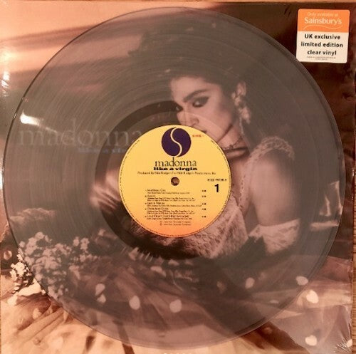 Madonna - Like A Virgin, Clear Vinyl LP (Import) New