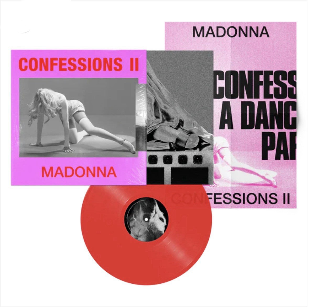 Madonna CONFESSIONS II – 12-track Standard Vinyl LP + Bring Your Love 7" LP