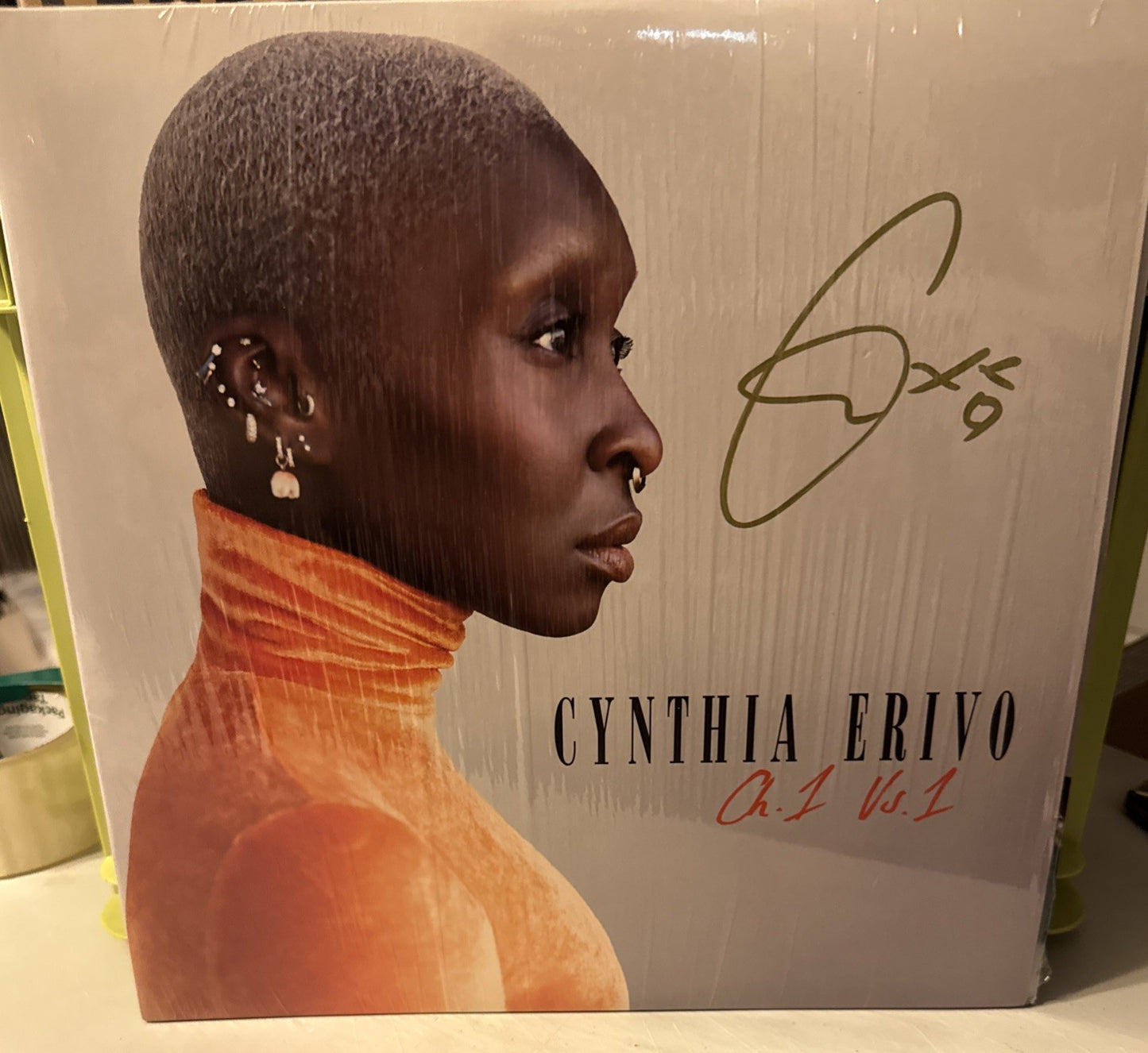 Cynthia Erivo - 'Ch. 1 Vs. 1' Signed Vinyl Cover, Black 2LP