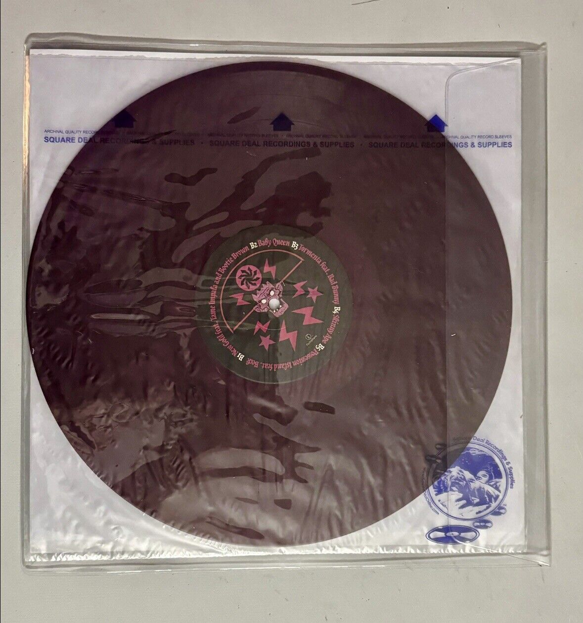 Gorillaz - Cracker Island, Transparent Purple Vinyl w/ 12x12” Print. FAN MADE