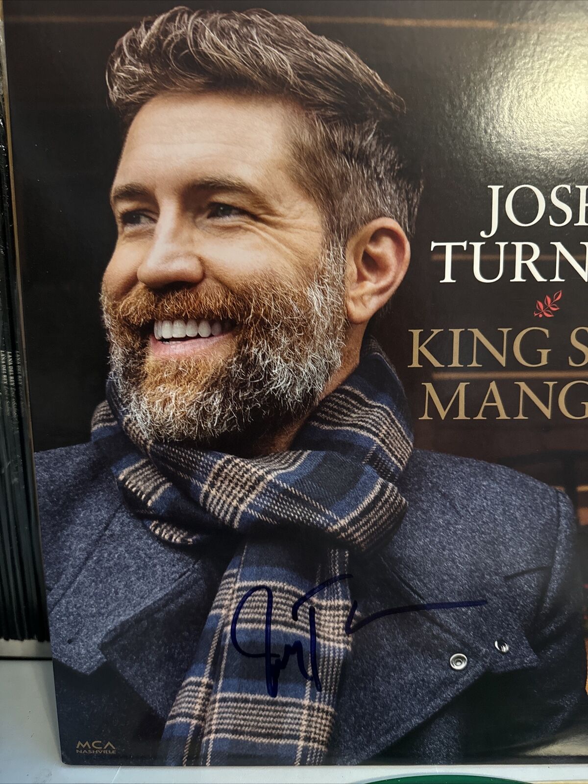 Josh Turner - King Size Manger - AUTOGRAPHED LP