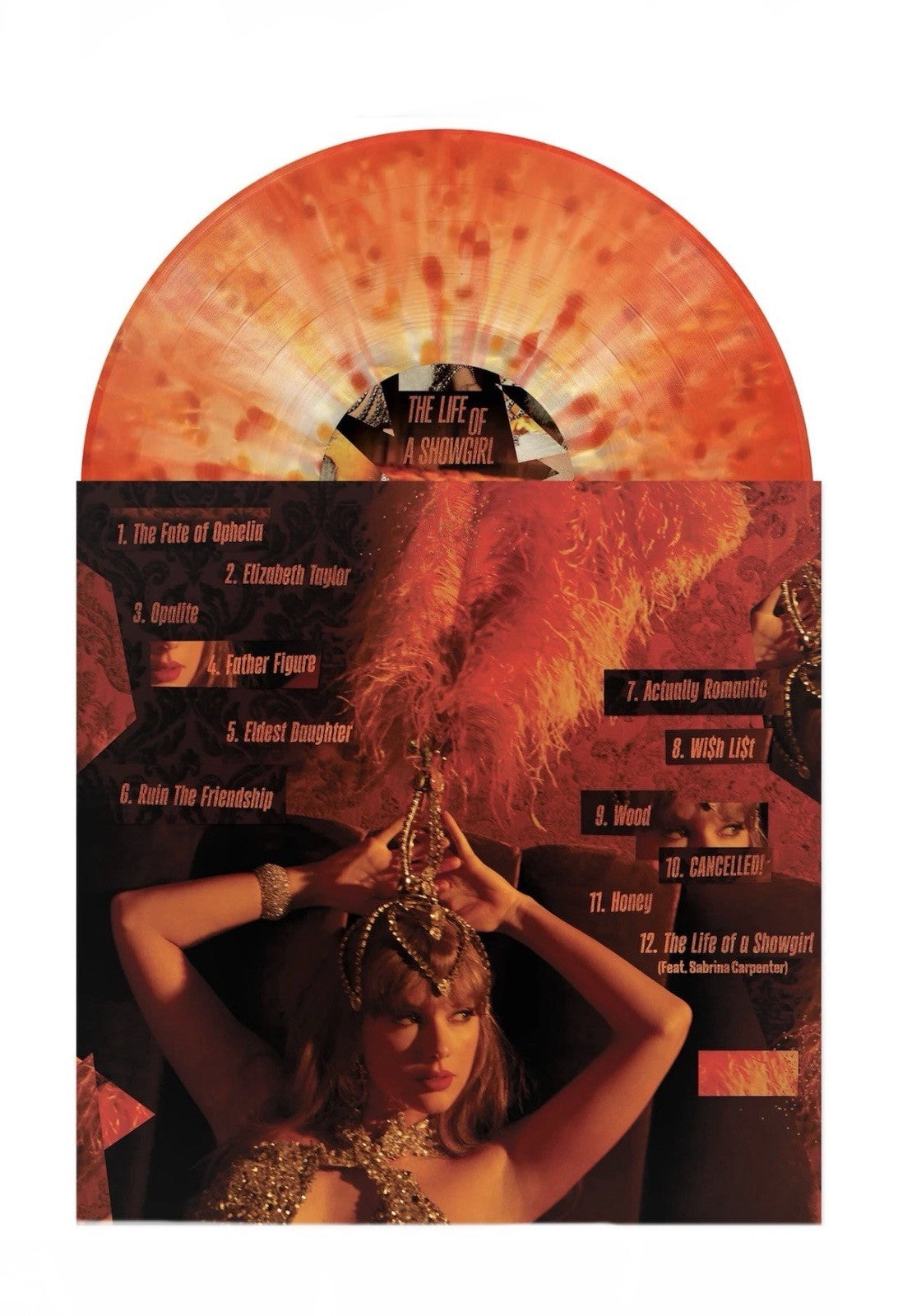 Tayor Swift - The Life of a Showgirl: Lit My Sky Up Orange Metallic Vinyl