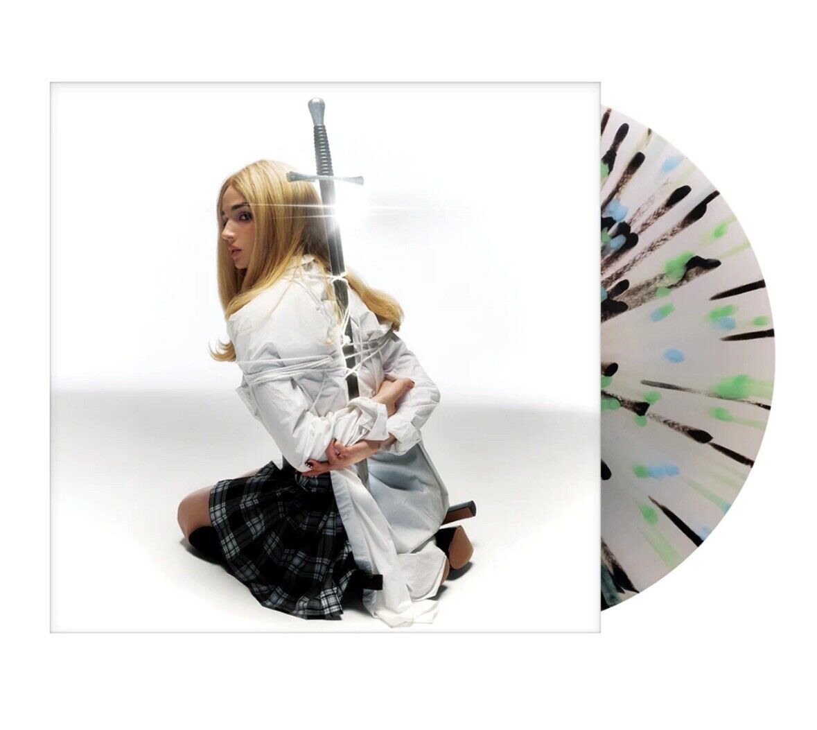 POPPY - 'ZIG' VINYL (ULTRA CLEAR W/ BLACK + MINT GREEN + BABY BLUE SPLATTER)