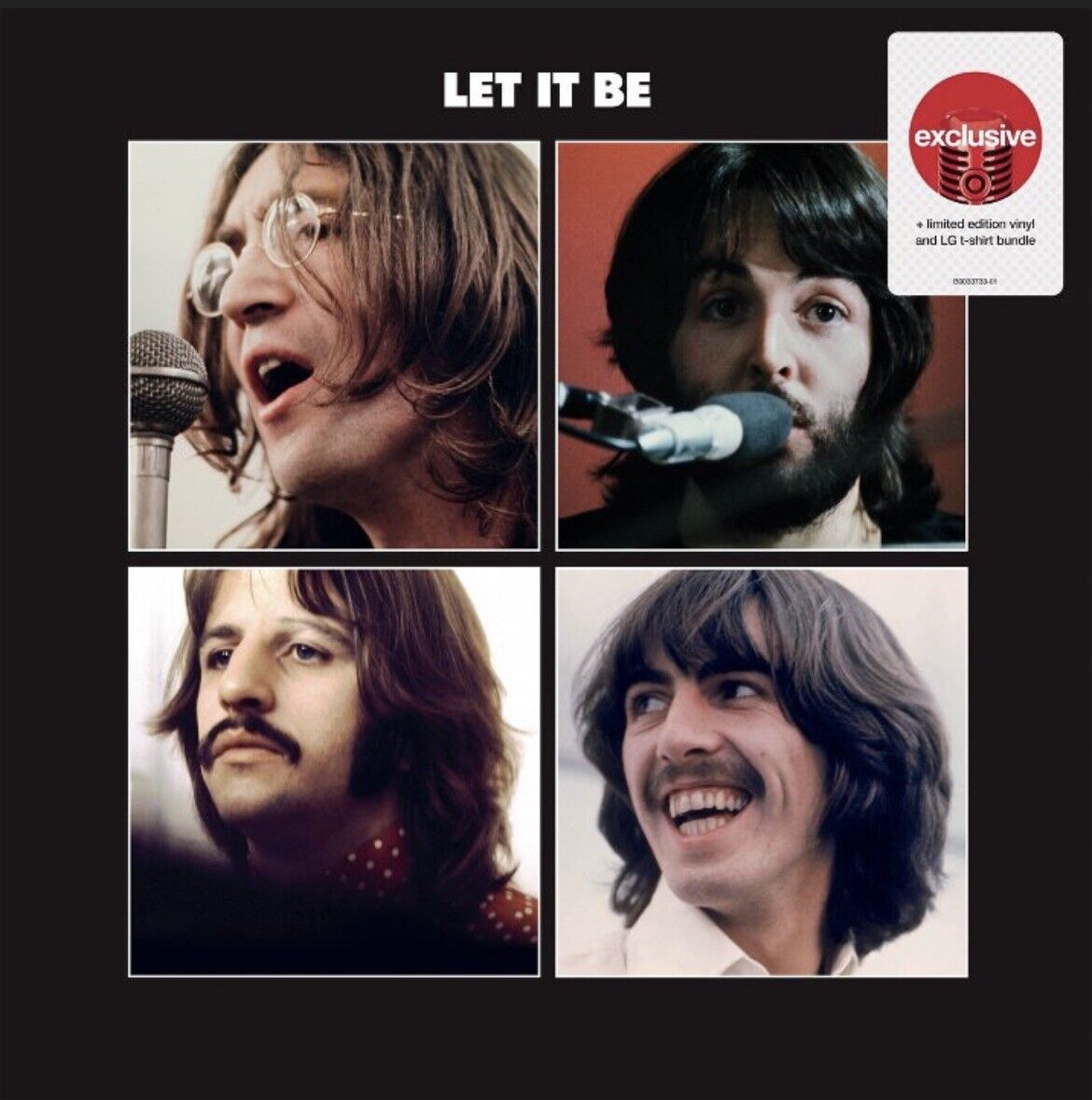 The Beatles Let It Be 50th Anniversary Vinyl W/ T-Shirt (Size Large) NEW/SEALED