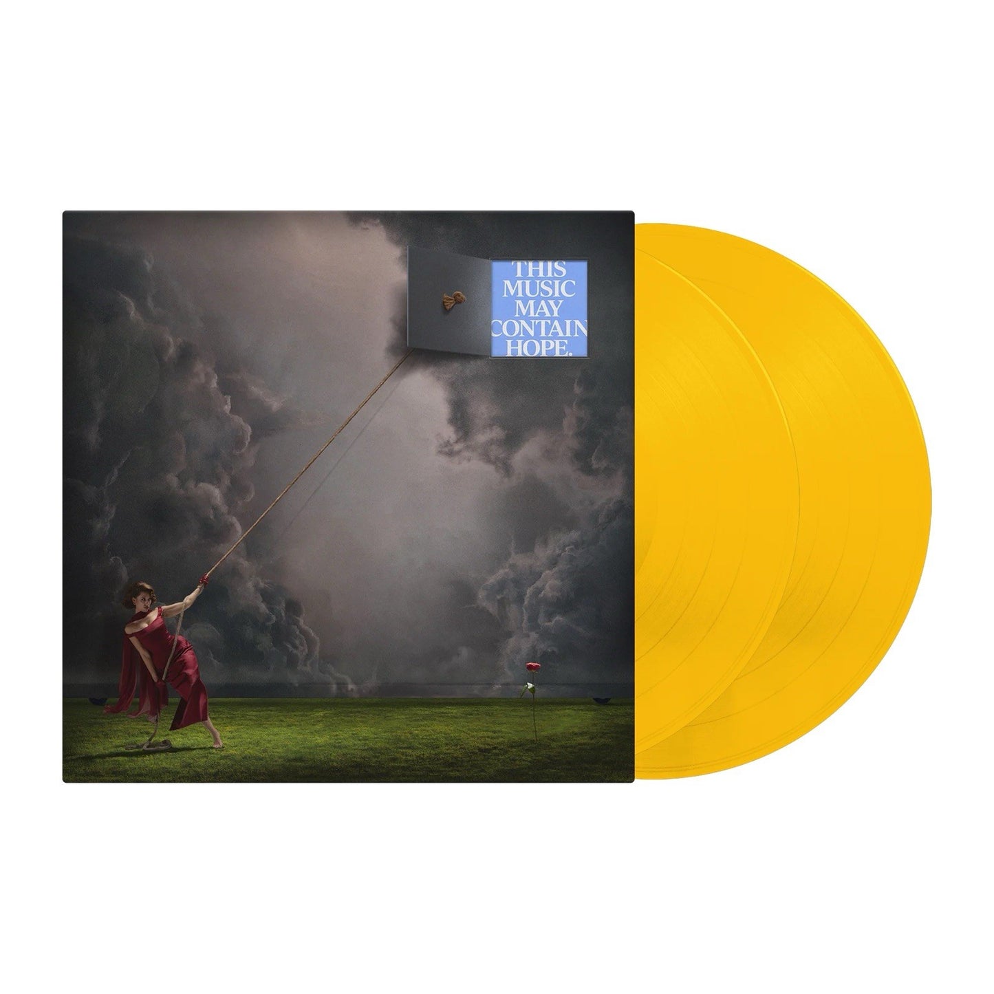 RAYE - 'THIS MUSIC MAY CONTAIN HOPE.' Yellow 2LP VINYL
