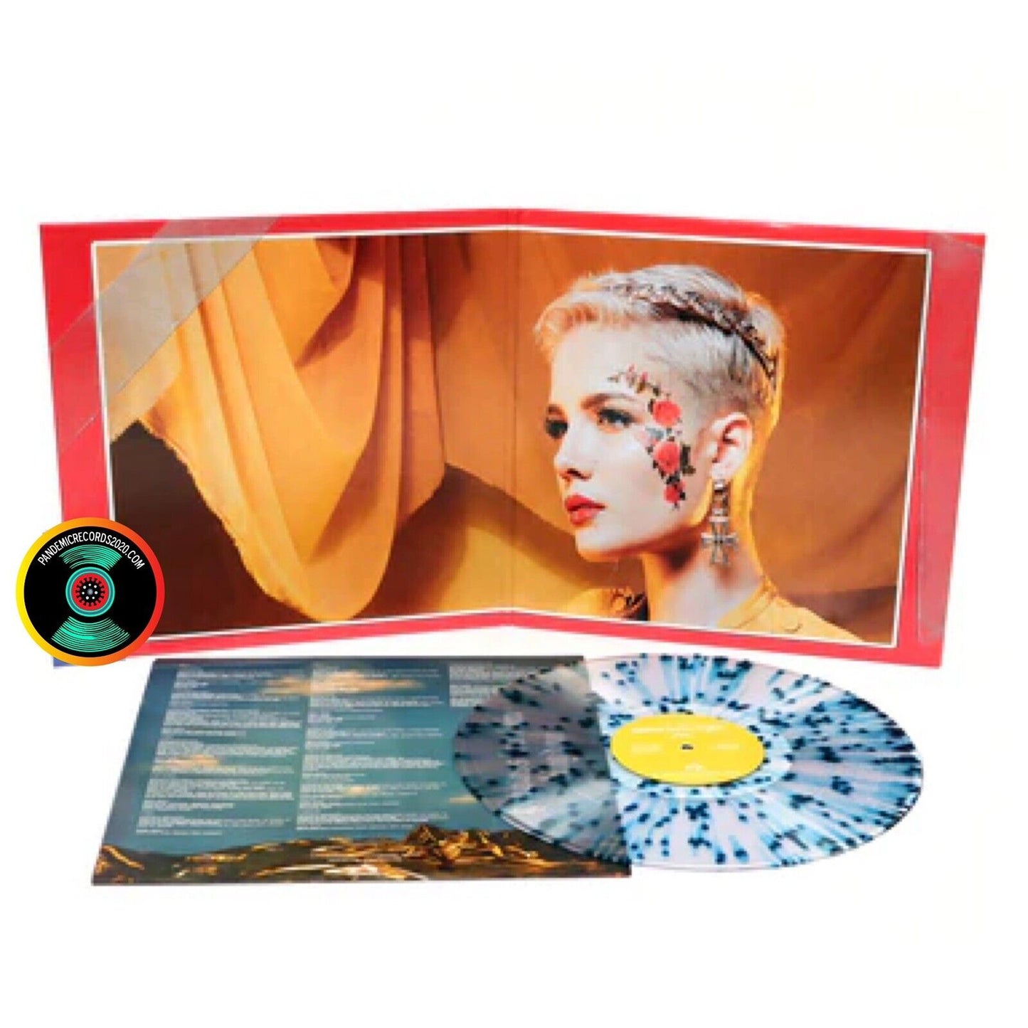 Halsey - Hopeless Fountain Kingdom, Clear with Teal Splatter (New/Sealed)