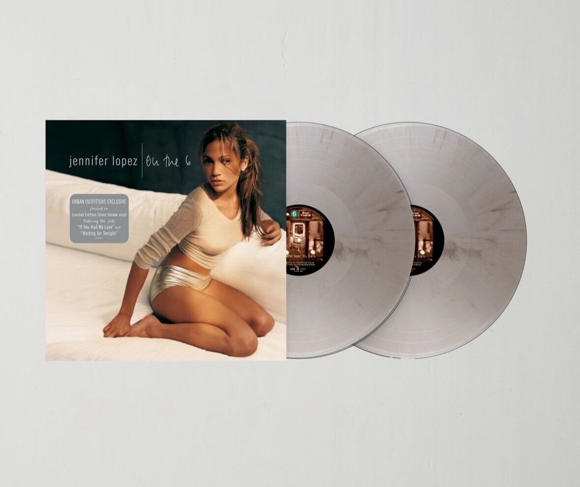 Jennifer Lopez - On the 6 - 25th Anniversary, Silver Smoke Colored 2LP Vinyl