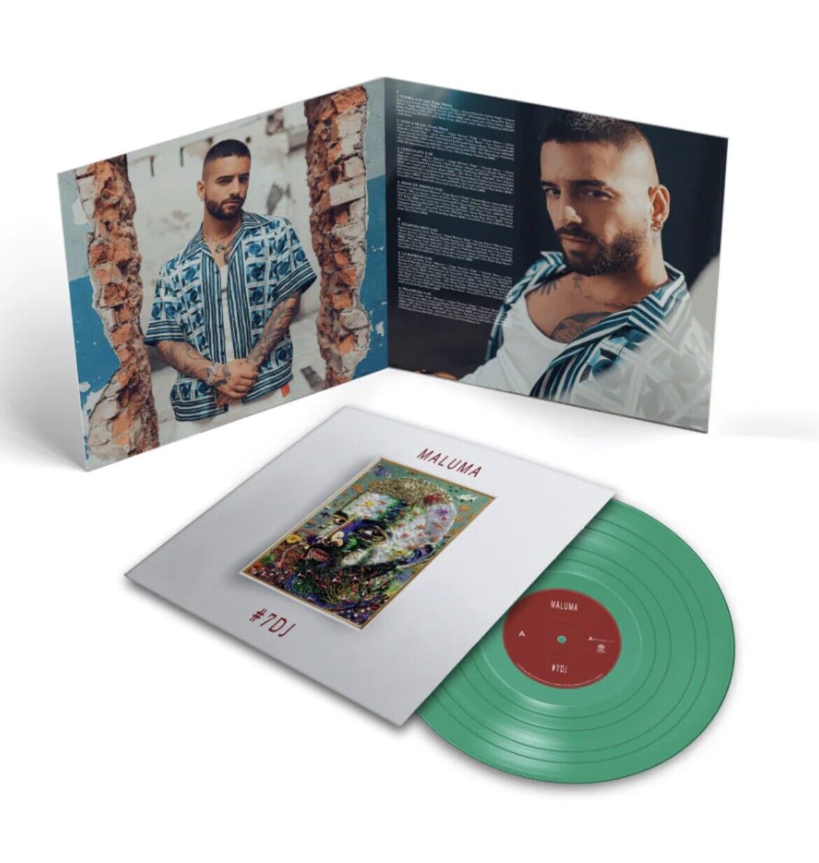 MALUMA - #7DJ (7 Dias En Jamaica) - Vinyl (gatefold translucent green vinyl LP)