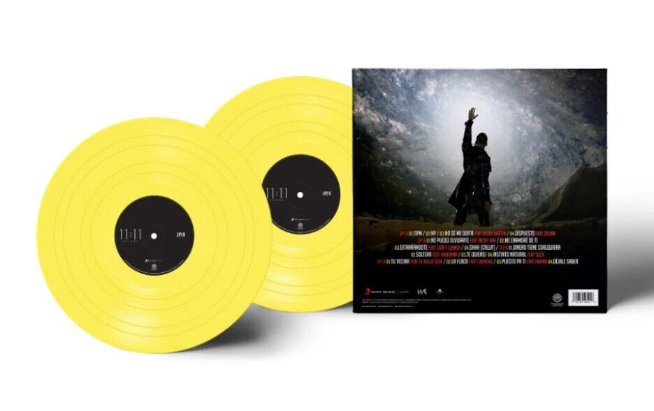 Maluma 11:11 Limited Edition GATEFOLD New Sealed Yellow Colored Vinyl Record LP