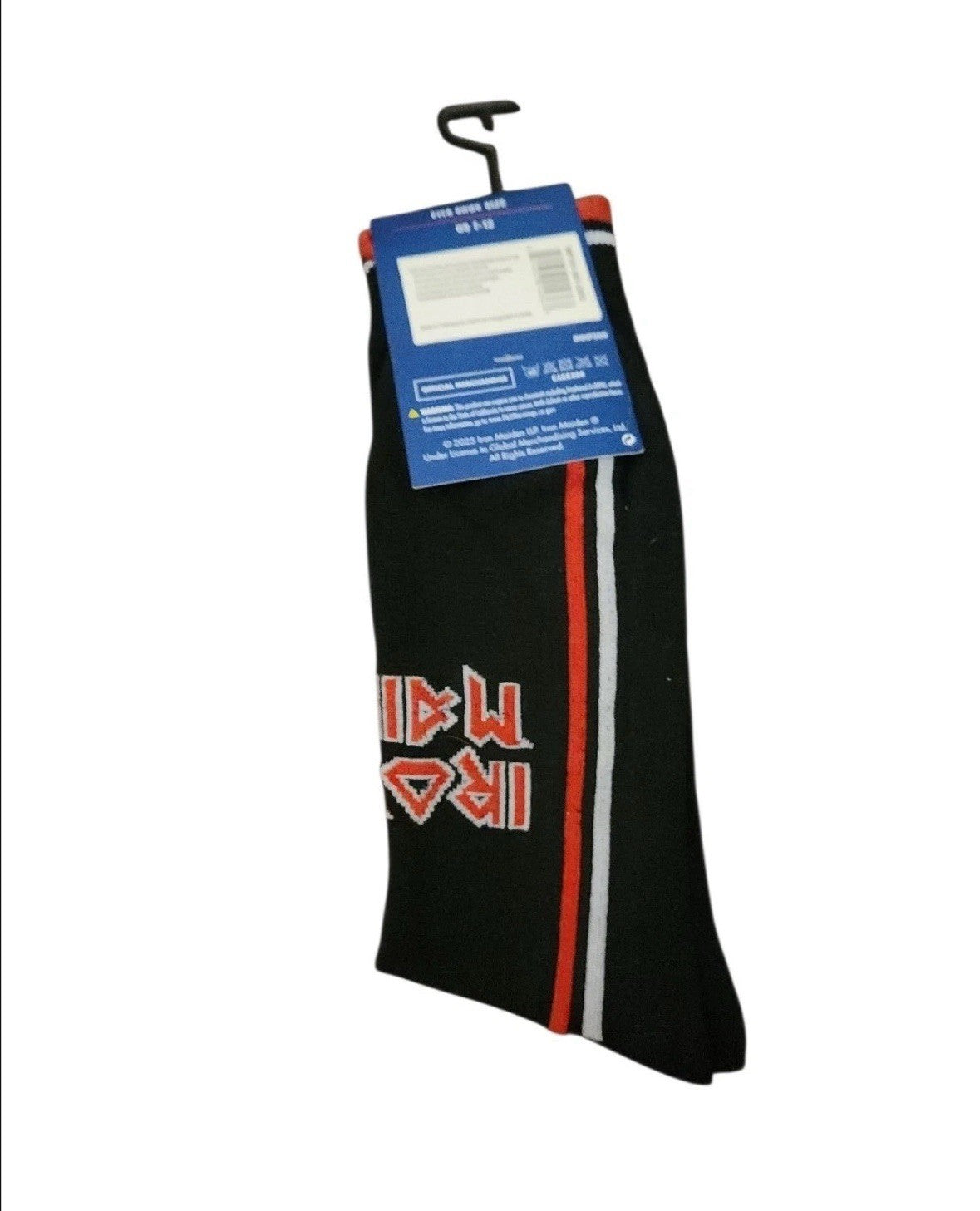 Iron Maiden crew socks , US Shoe Size 7-12