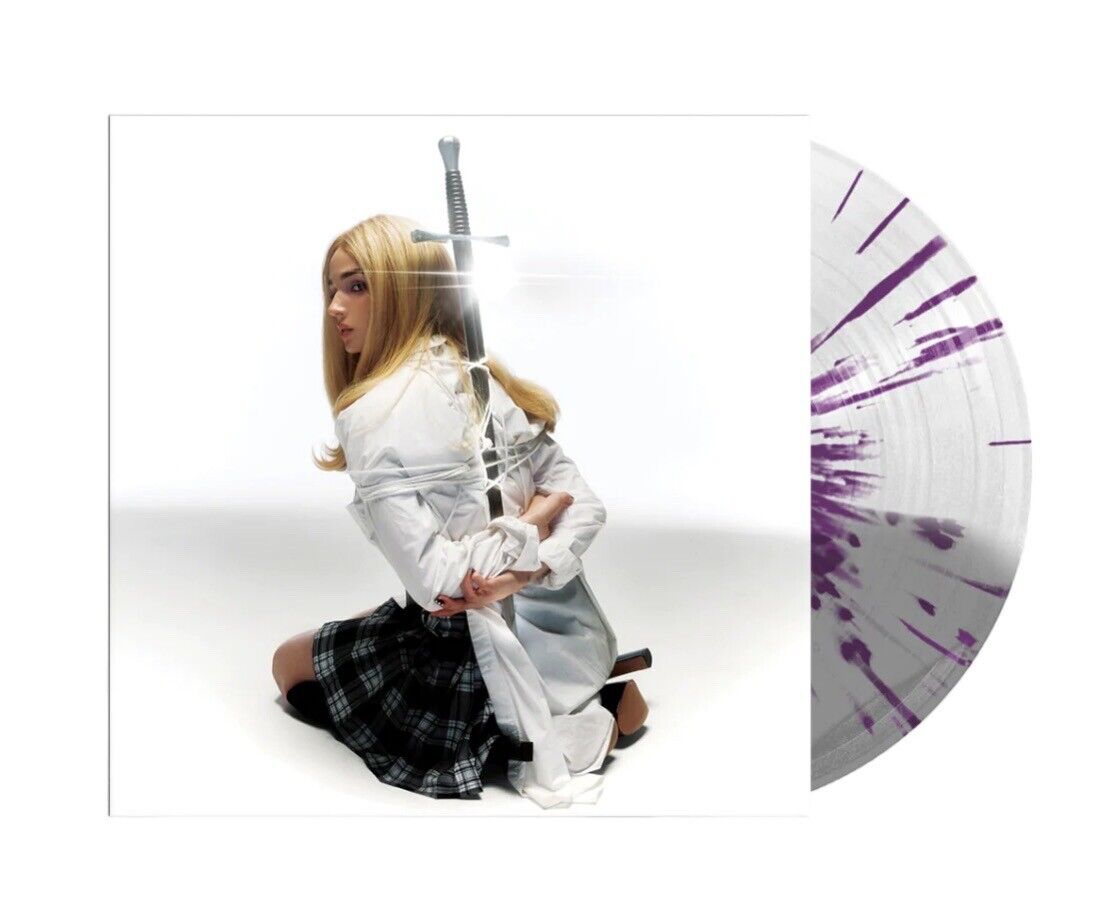 Poppy -Zig, White/Clear with Purple Splatter (1000 Pressed)