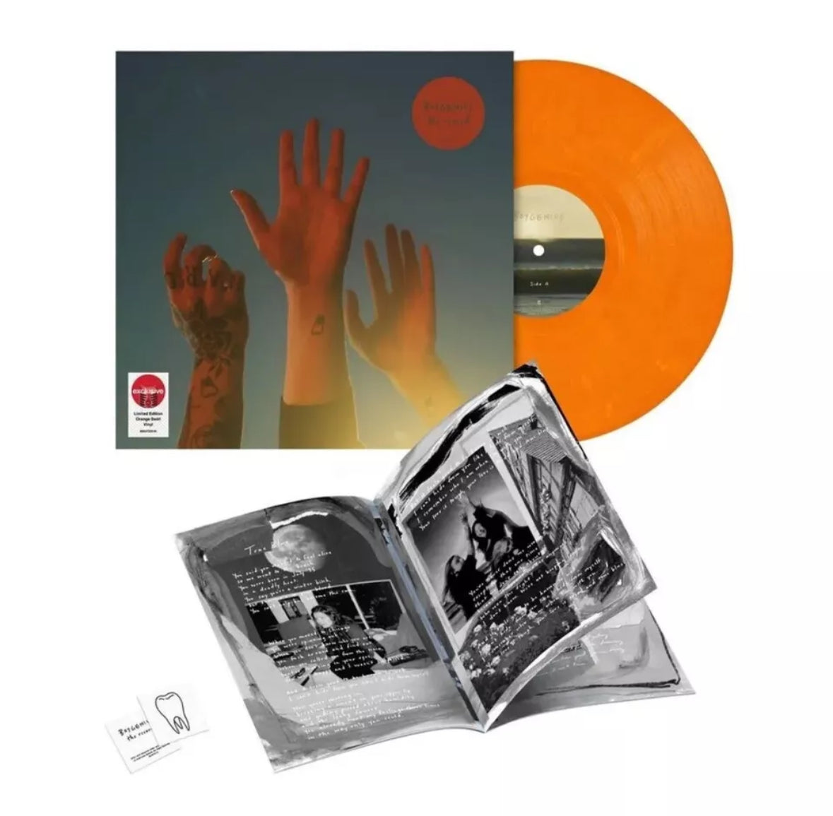 Boygenius - The Record (Orange Crush Swirl) +Tattoo & Zine