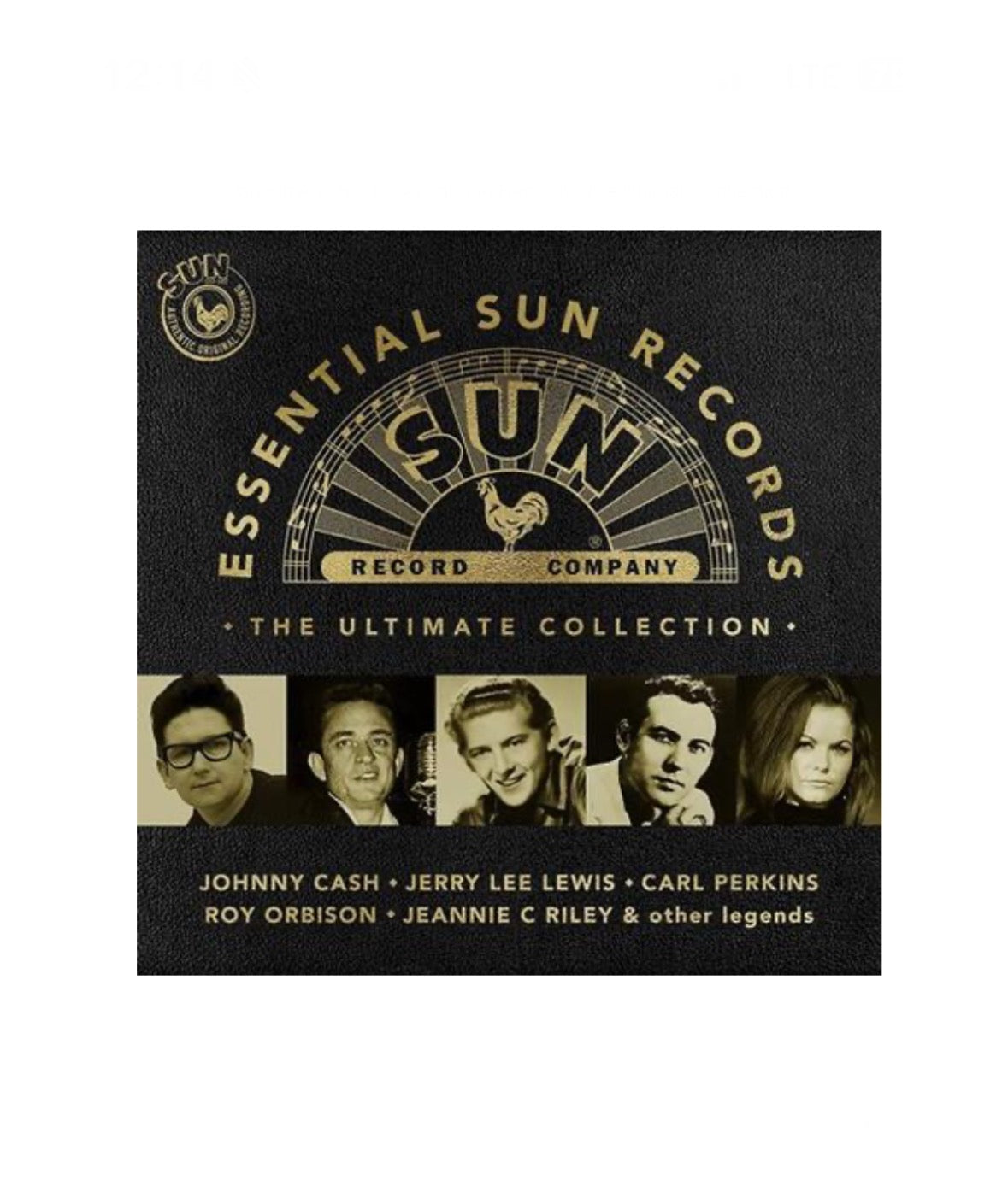 Various Artists - Essential Sun Records: The Ultimate Collection, Black Marble Vinyl