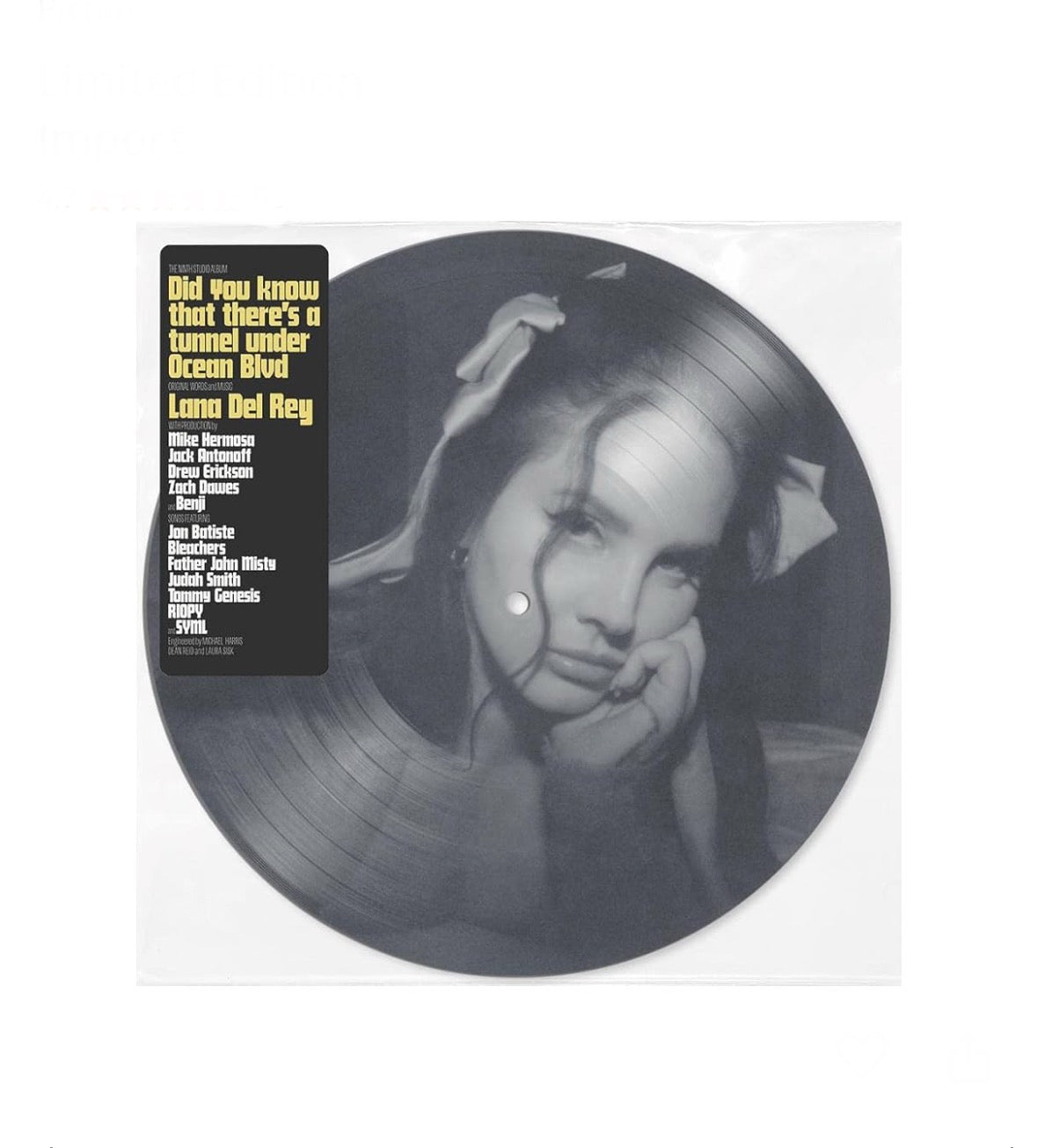 Lana Del Rey - Did You Know That There's A Tunnel Under Ocean Blvd - 2x Pict Disc