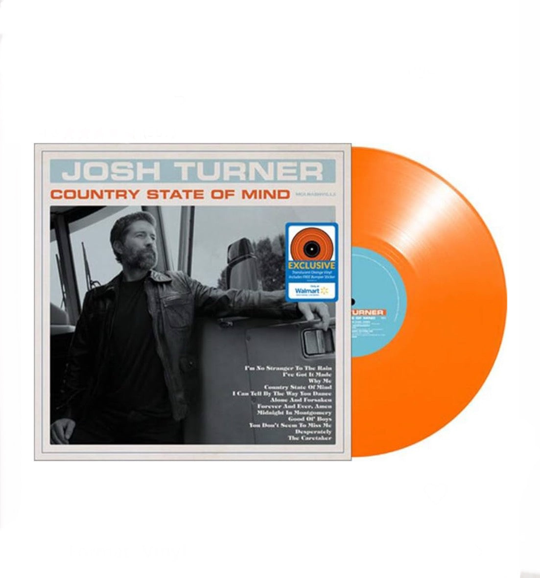 Josh Turner - Country State Of Mind (Exclusive Translucent Orange Vinyl)