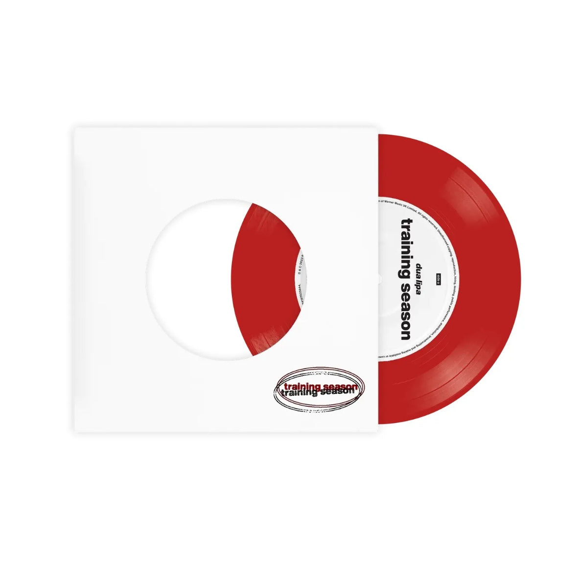 Dua Lipa - Training Season, Single Limited Edition 7" Inch Red Vinyl