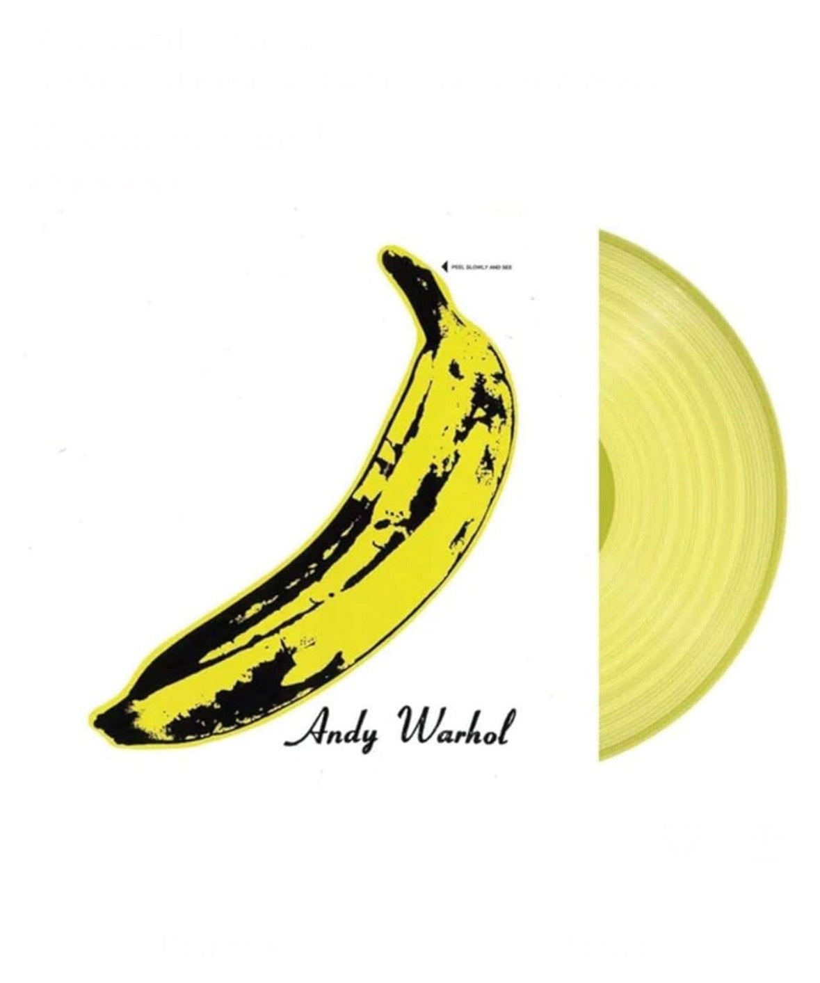The Velvet Underground & Nico, “Banana Album” Transparent Yellow Vinyl