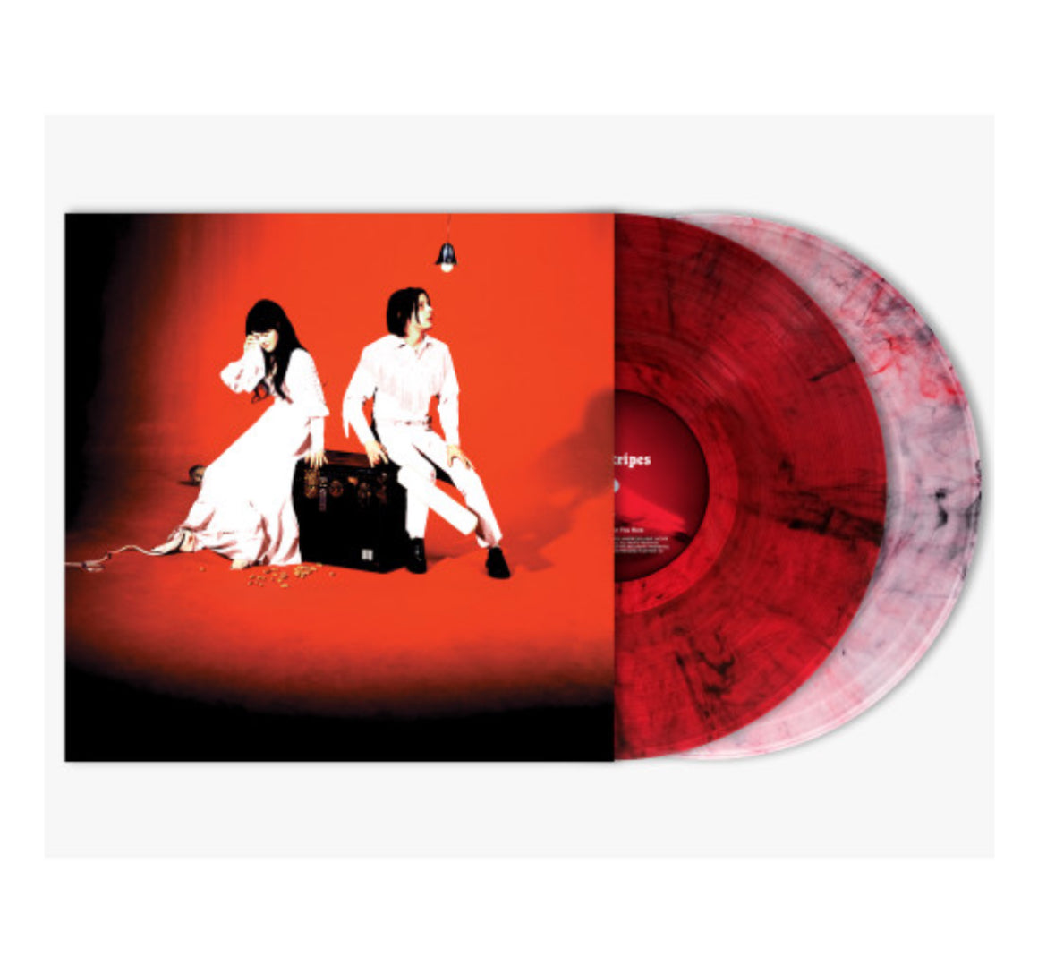 The White Stripes Elephant (20th Anniversary) 2LP (Red Smoke & Clear with Red & Black Smoke Vinyl)