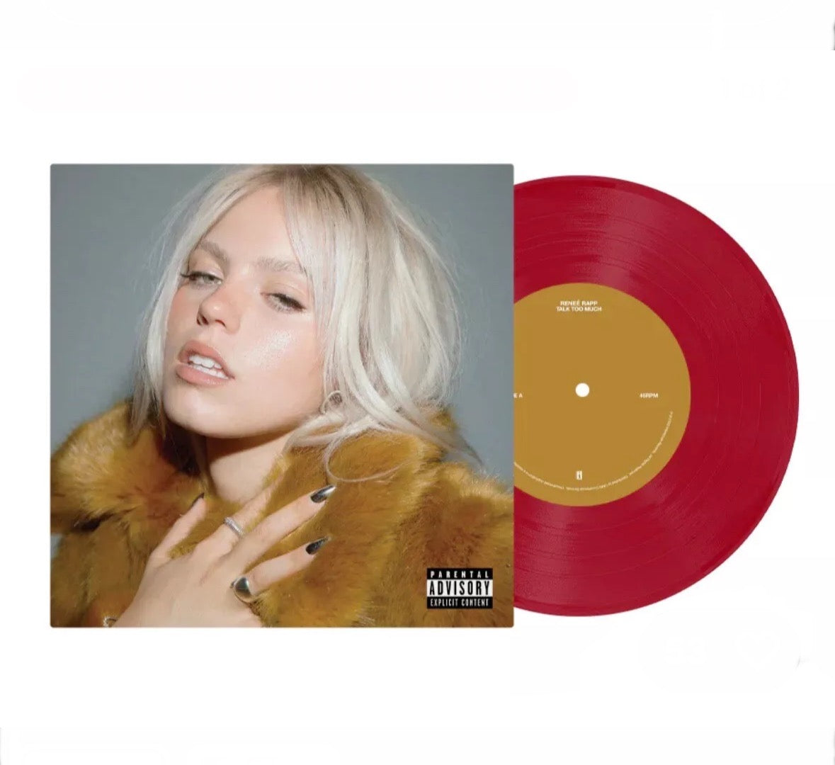 Renee Rapp - Talk To Much / Pretty Girls - Red Vinyl, 7" Single
