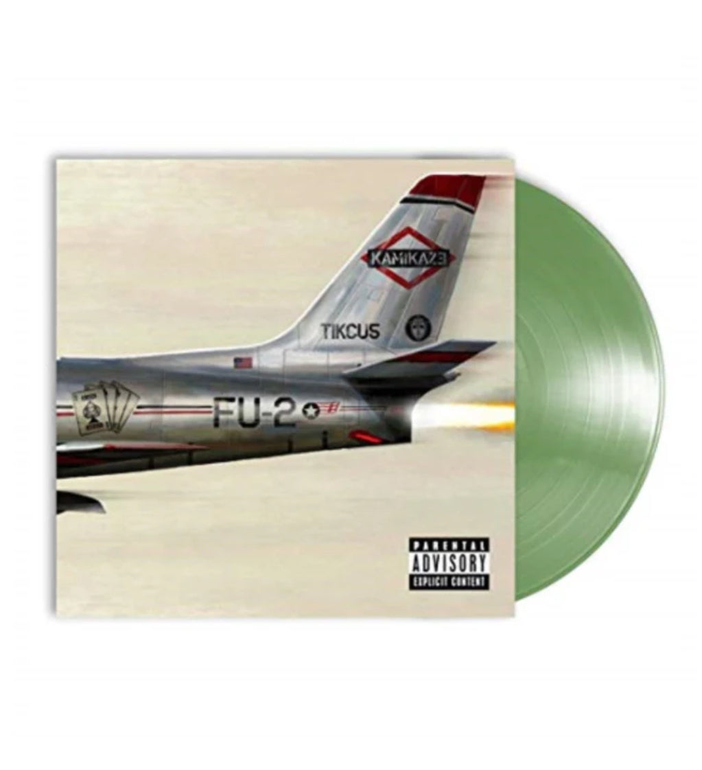 Eminem - Kamikaze Explicit, Olive Green Colored Vinyl LP