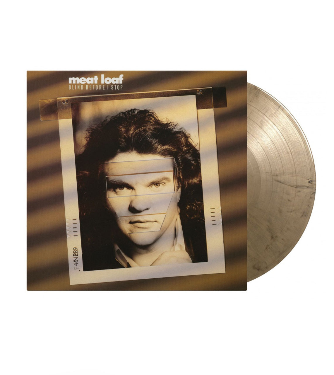 Meat Loaf - Blind Before I Stop, Gold & Black Marble Vinyl LP