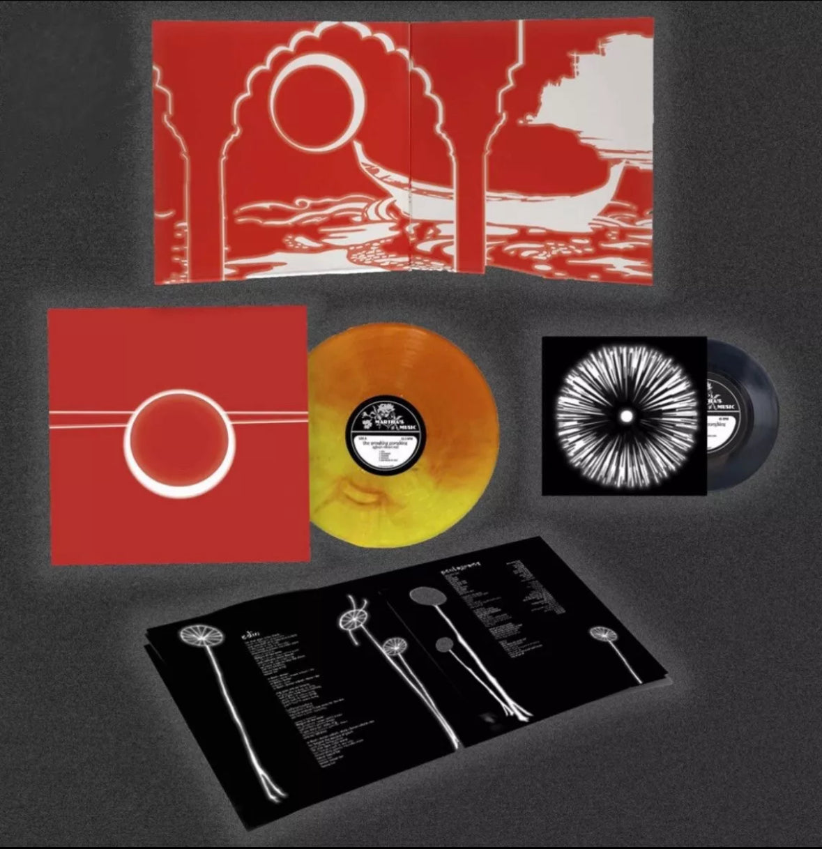 The Smashing Pumpkins - Aghori Mhori Mei, Flame 🔥 Color Vinyl + 7” Bonus