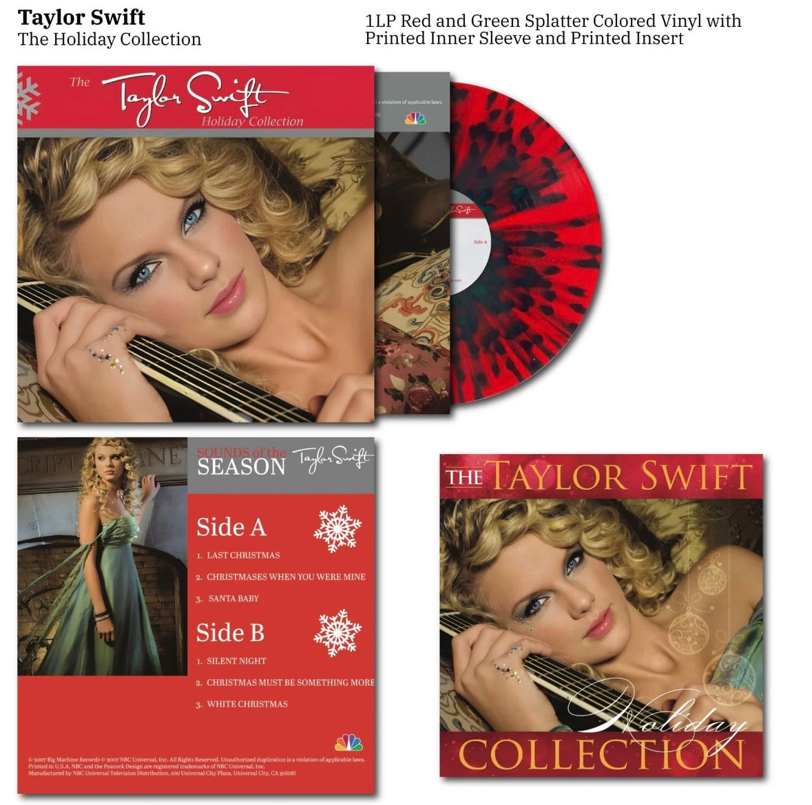 Taylor Swift - Sounds Of The Season - Holiday Collection - Colored Vinyl