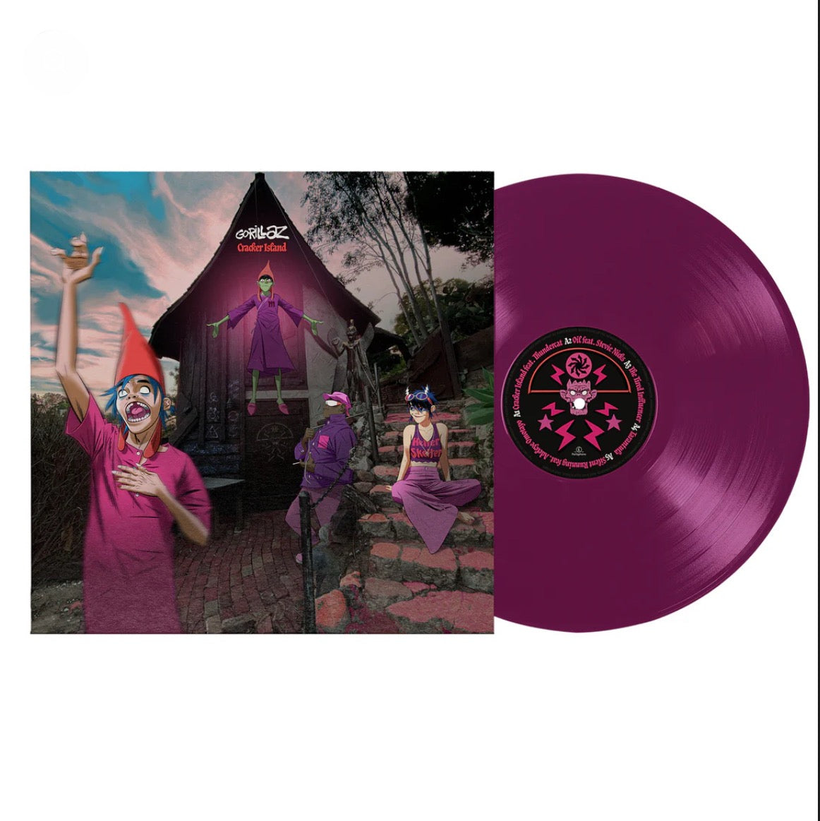 Gorillaz - Cracker Island, Transparent Purple Vinyl