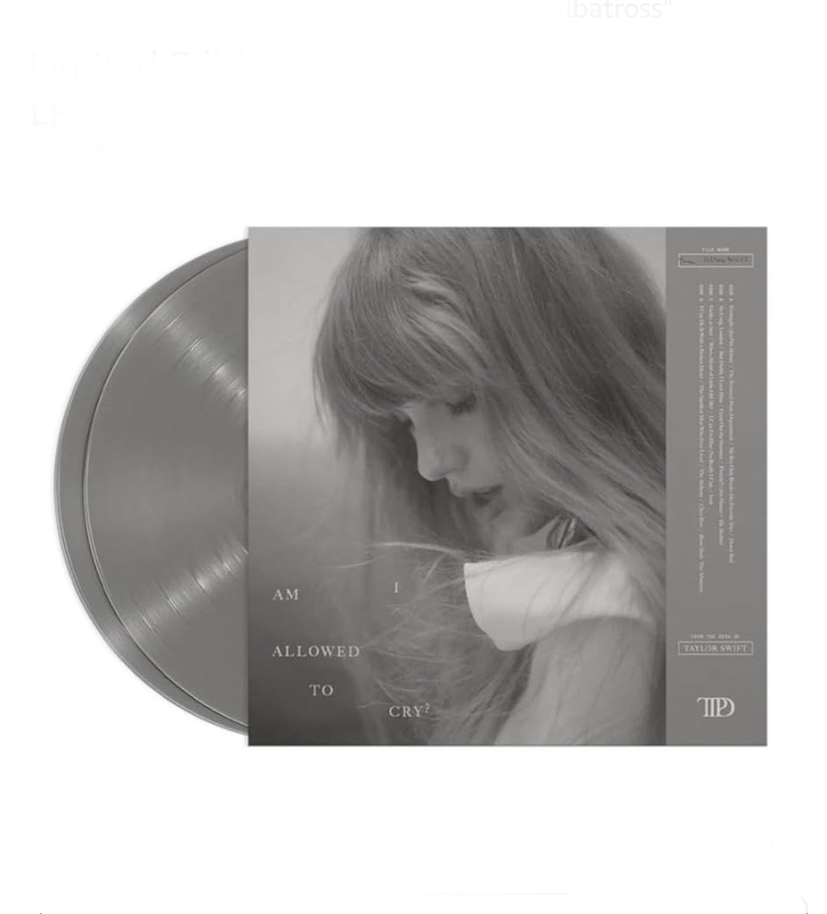 Taylor Swift - The Tortured Poets Department, Exclusive Grey Smoke, Bonus track "The Albatross"