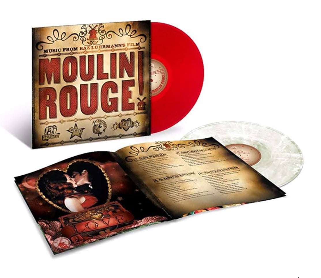 Moulin Rouge - Music from Baz Luhrmann's Film (Ewan McGregor) - Exclusive Red & Clear Colored