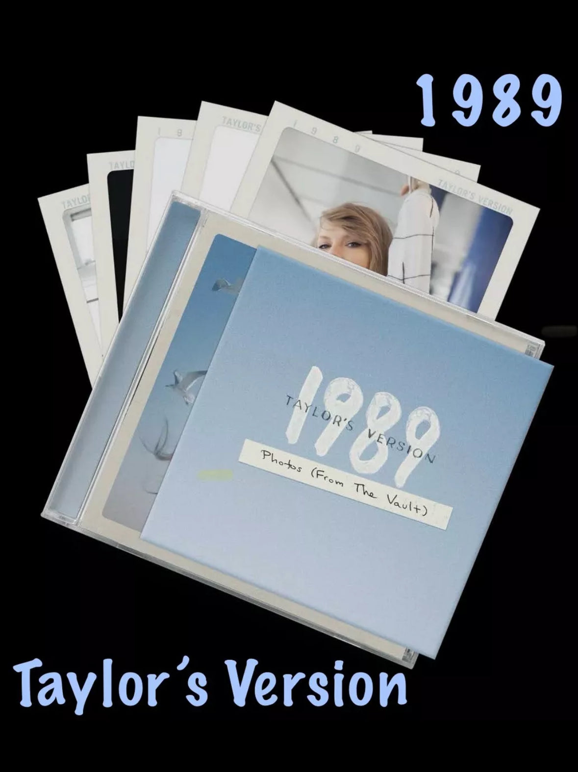 Taylor Swift - 1989 (Taylor's Version) Crystal Skies Blue, Polaroid Deluxe CD