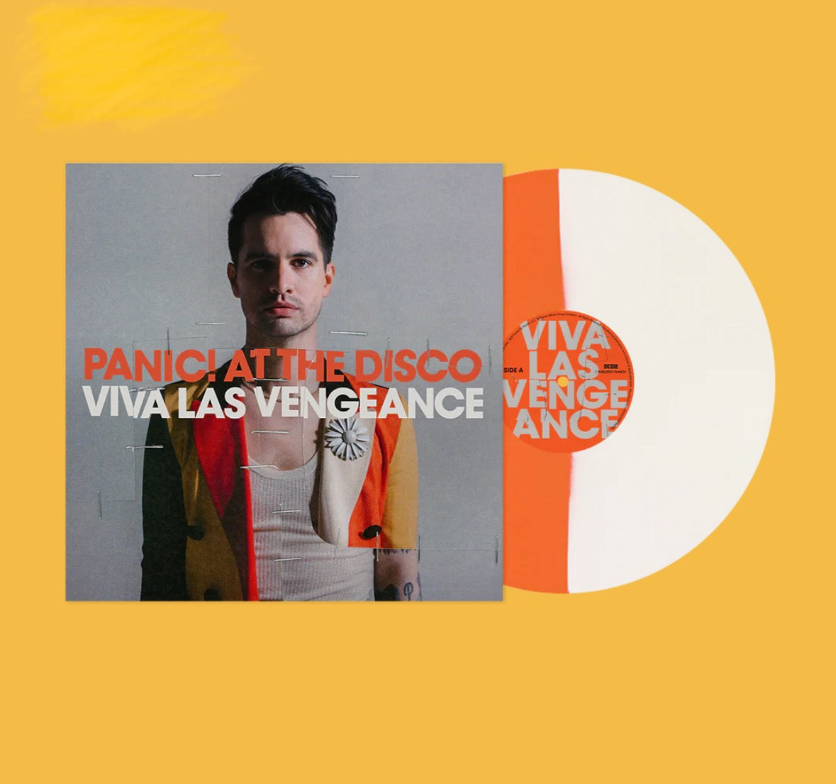 Panic At The Disco - Viva Las Vengeance Exclusive Tangerine/White Split Vinyl LP