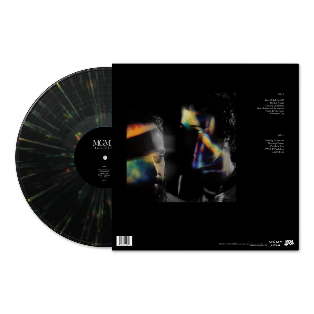 MGMT - LOSS OF LIFE, Prismatic Splatter Colored Limited Vinyl LP