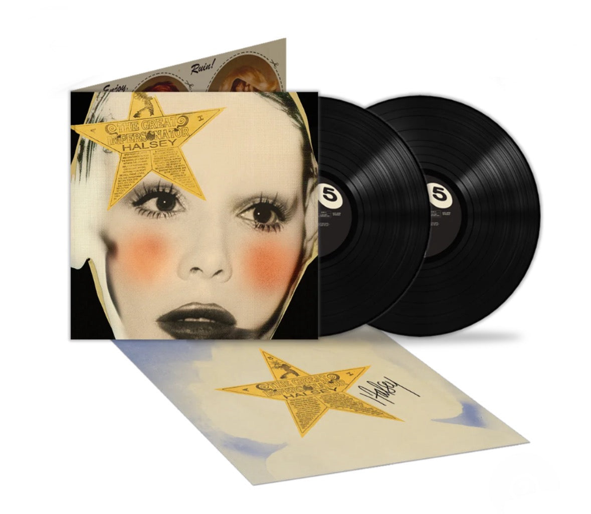 Halsey - THE GREAT IMPERSONATOR STANDARD VINYL (SIGNED 12x12 INSERT)