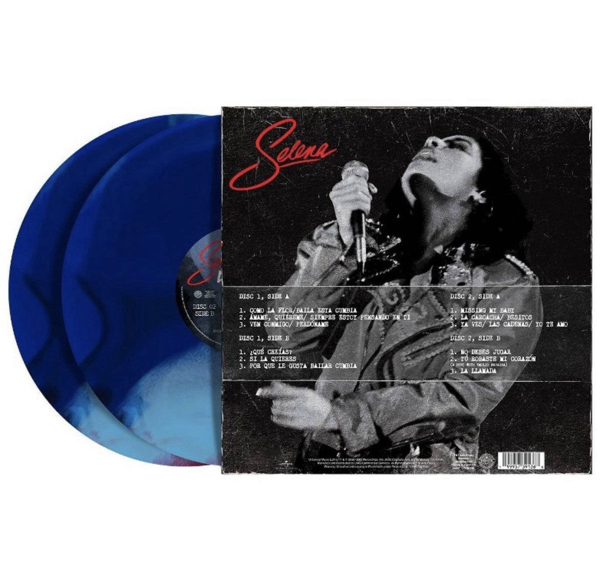 New! SEALED SELENA LIVE REMASTERED WATERCOLOR VINYL 2LP