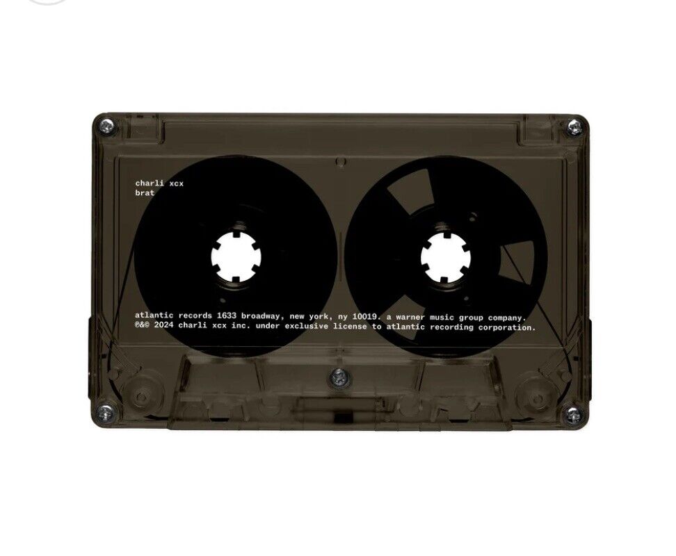 Charli XCX -BRAT (2000 Made) Limited translucent black cassette, New/Sealed