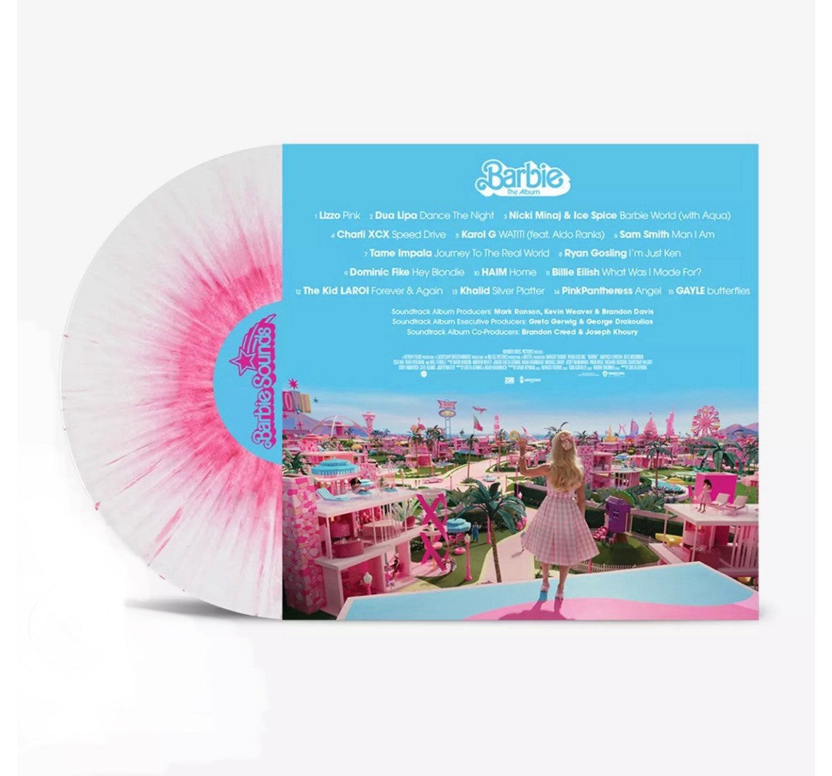 BARBIE The Album Exclusive PINK BLOOM VINYL Soundtrack Hot Topic Exclusive