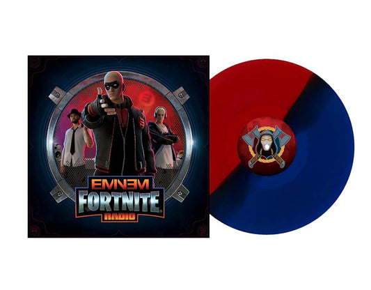 BLUE/RED Eminem x Fortnite Radio Split Vinyl LP Numbered Limited Exclusive