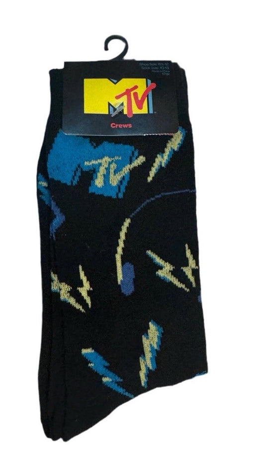 MTV, MT✔️crew socks , US Shoe Size 7-12