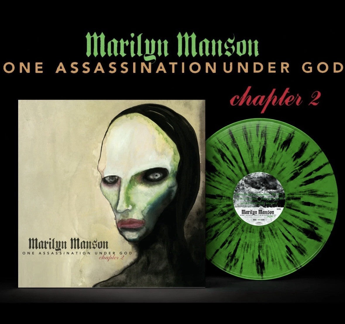 Marilyn Manson - One Assassination Under God Chapter 2 LP Vinyl LTD/500 PRESALE