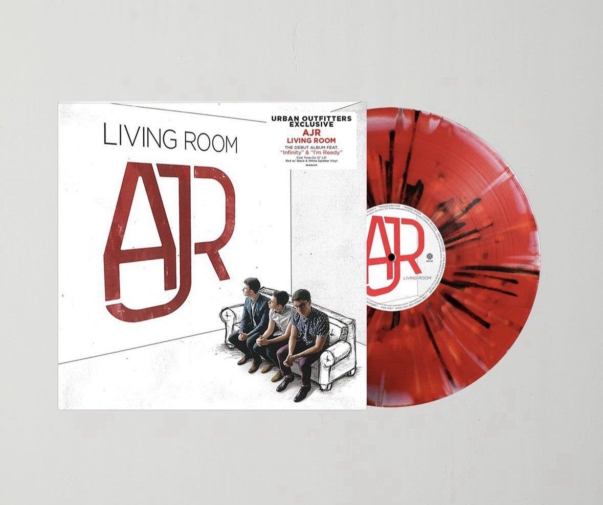 AJR - Living Room, Limited Red Splatter Vinyl LP