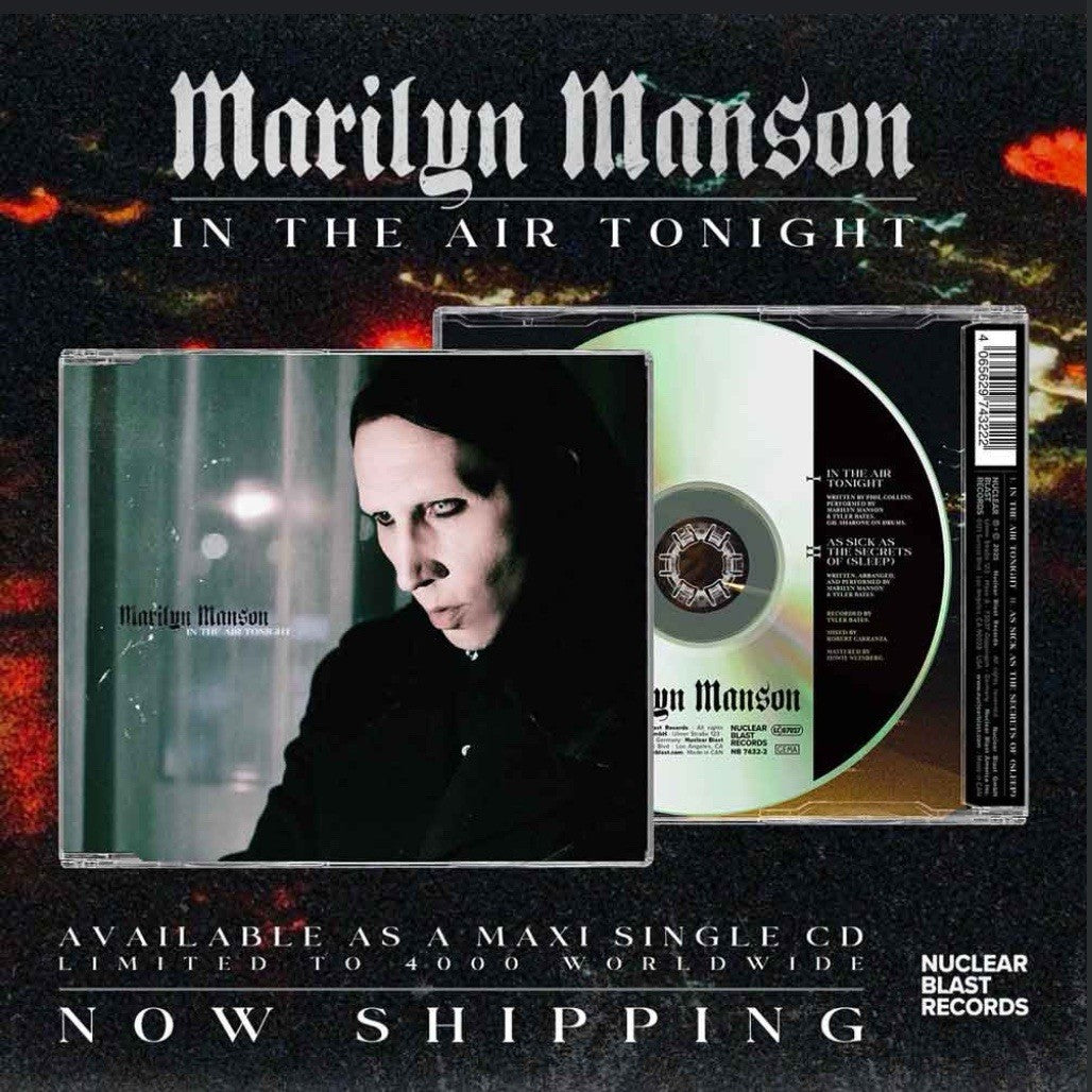 Marilyn Manson - In The Air Tonight Maxi Single CD Limited to 4K Copies NEW 2025