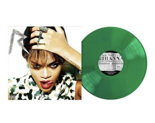 Rihanna - Talk That Talk Translucent Emerald Green Color Vinyl LP - IN HAND