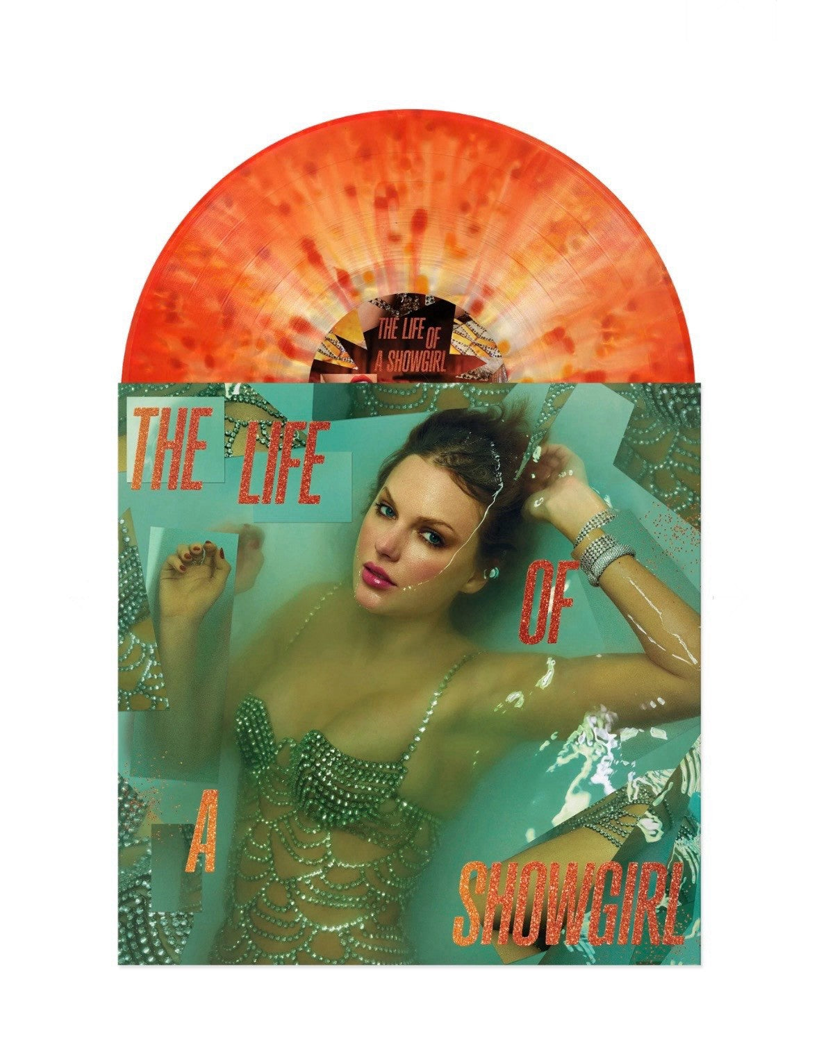 Tayor Swift - The Life of a Showgirl: Lit My Sky Up Orange Metallic Vinyl