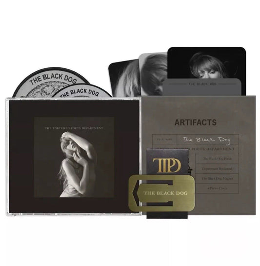 Taylor Swift The Tortured Poets Department Deluxe CD The Black Dog TTPD
