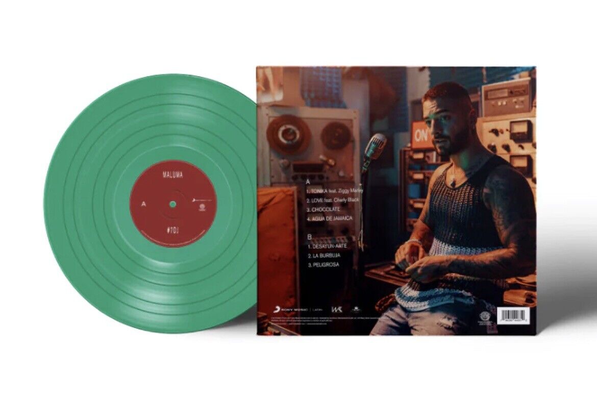 MALUMA - #7DJ (7 Dias En Jamaica) - Vinyl (gatefold translucent green vinyl LP)