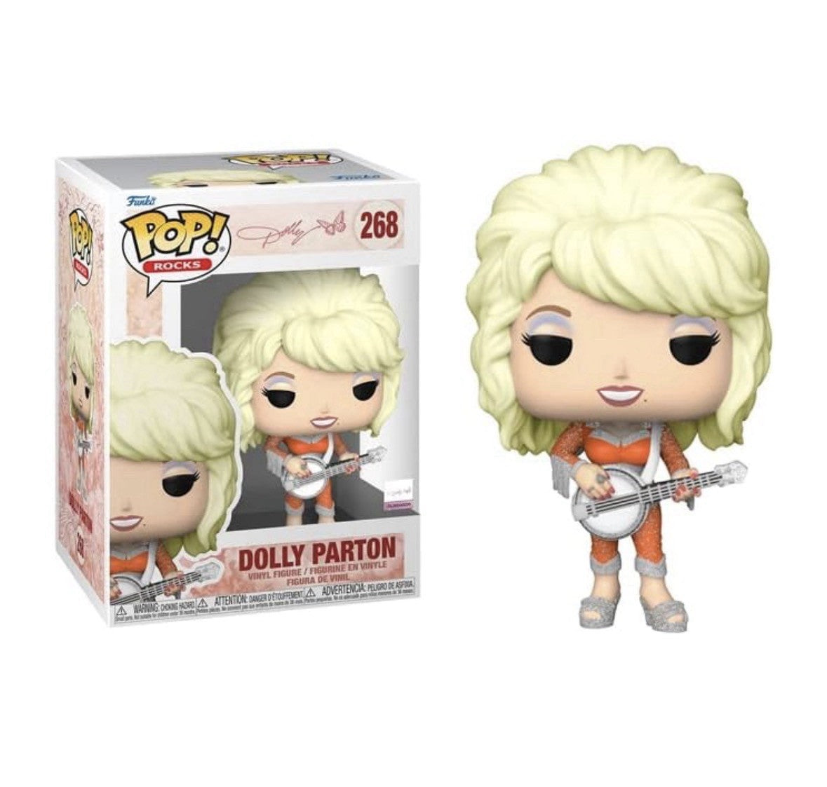 Funko Pop! Rocks Dolly Parton Diamond Collection #268 Vinyl Figure