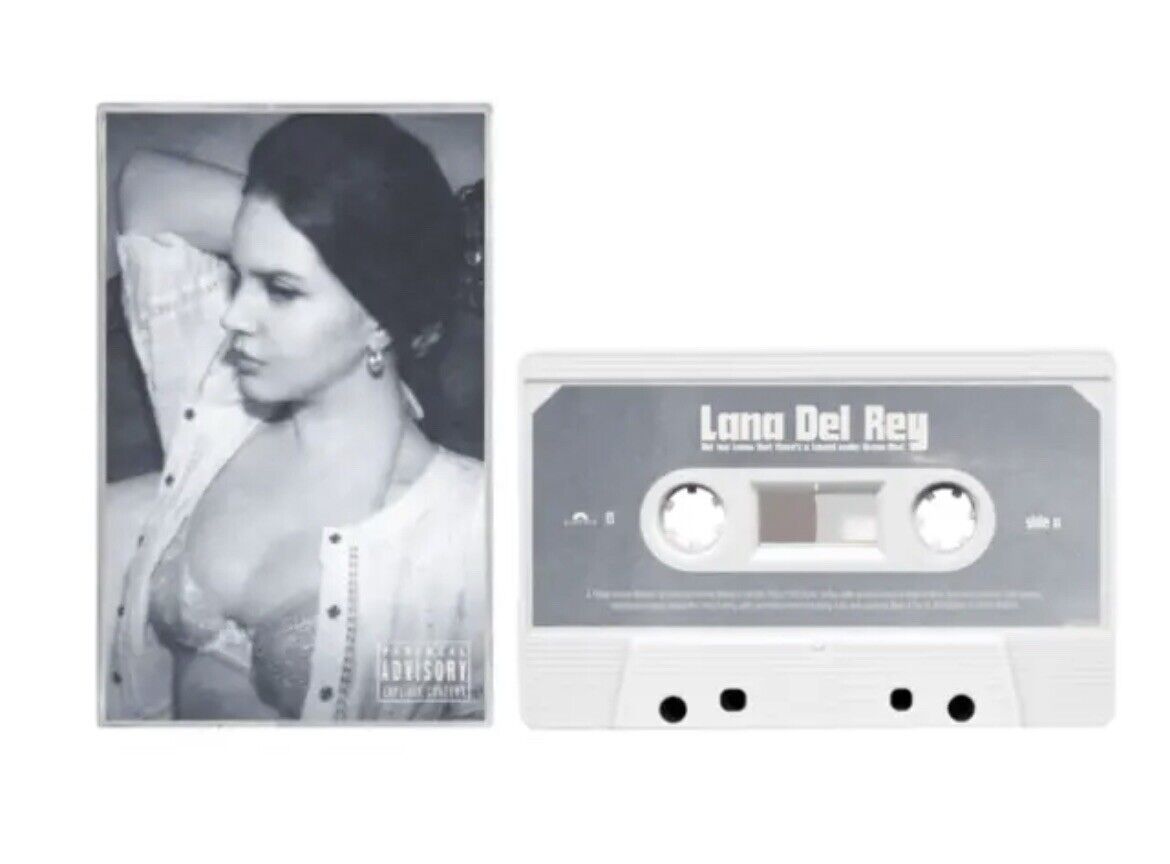 LANA DEL REY - DID YOU KNOW THERE'S A TUNNEL (White CASSETTE Tape)